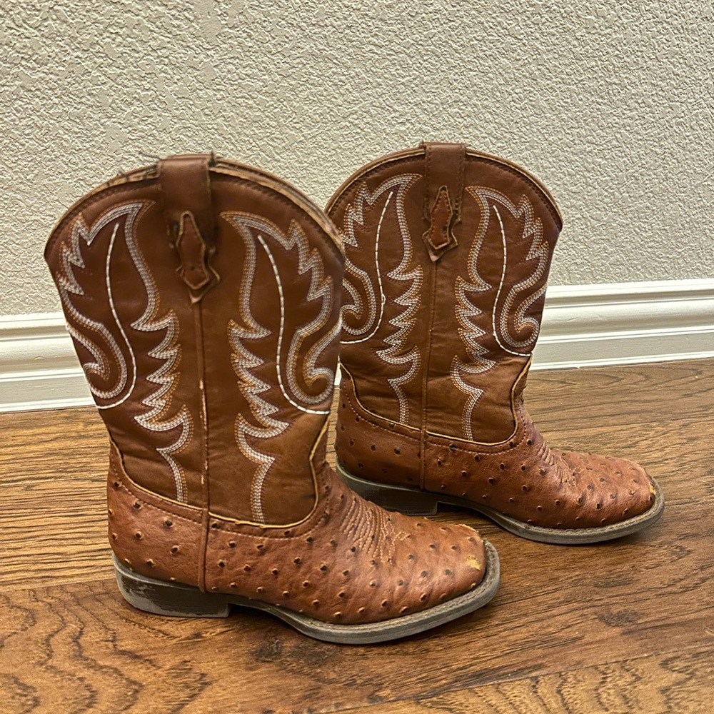 Kids roper boots - youth Size 1